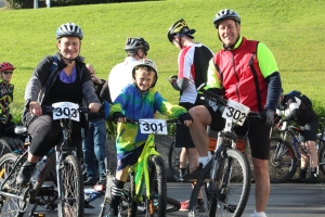 The Meeks from left, Emily, Jack and Phillip Meek.