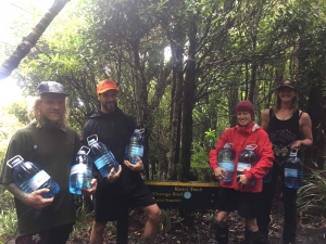 Helpers have been going up the maunga to prepare for the Karioi Trail.